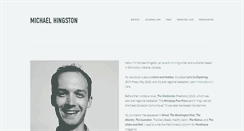 Desktop Screenshot of michaelhingston.com
